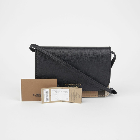 BURBERRY 8046316 新罕布夏格紋單肩斜背包