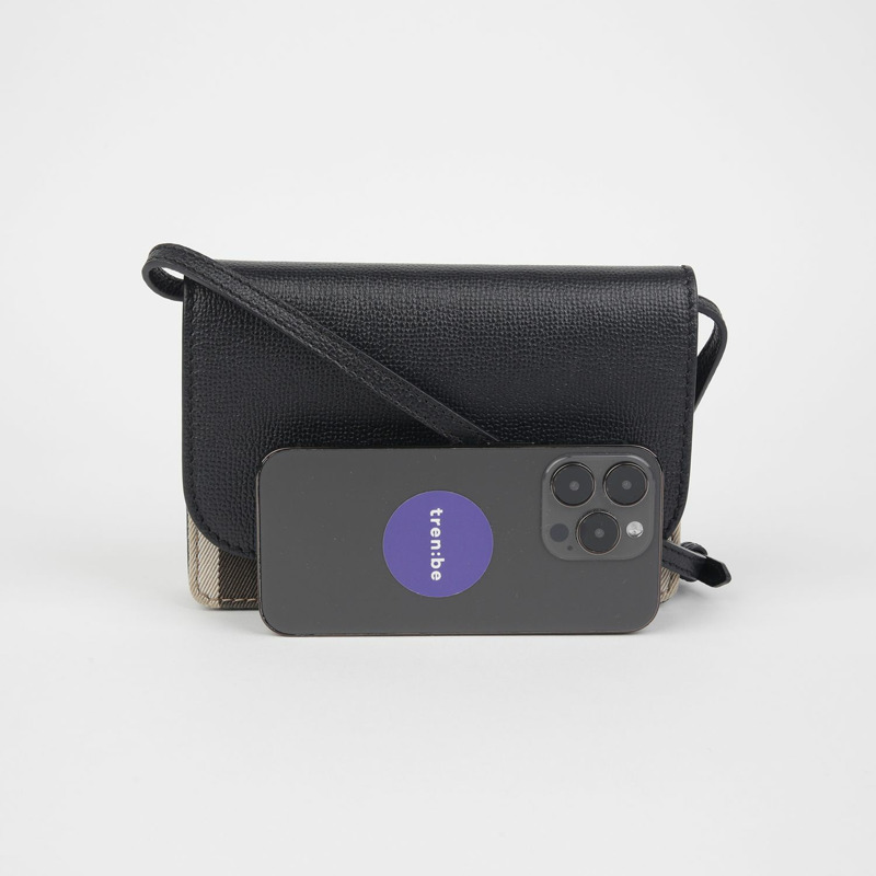 BURBERRY 8046316 新罕布夏格紋單肩斜背包-6