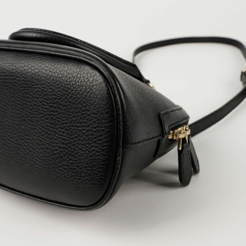 GUCCI 圓頂迷你手提單肩包 449661-7