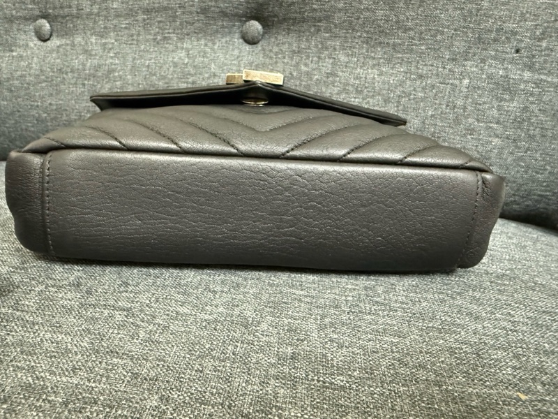 YSL學院包-黑/銀-8