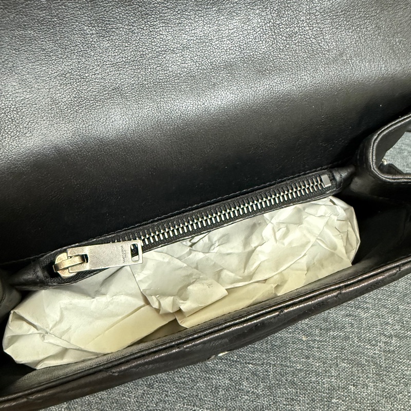 YSL學院包-黑/銀-15