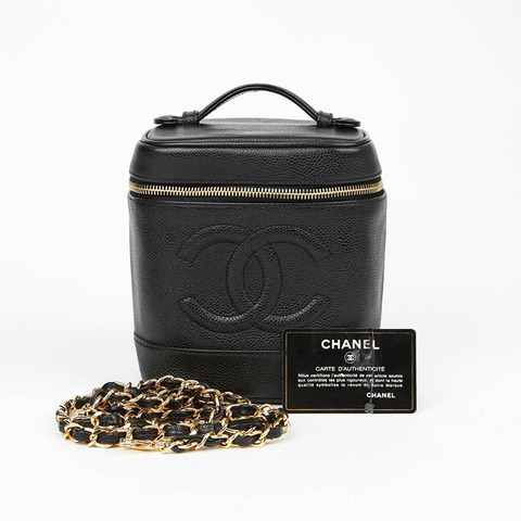 CHANEL 魚子醬化妝包手提袋 A01998