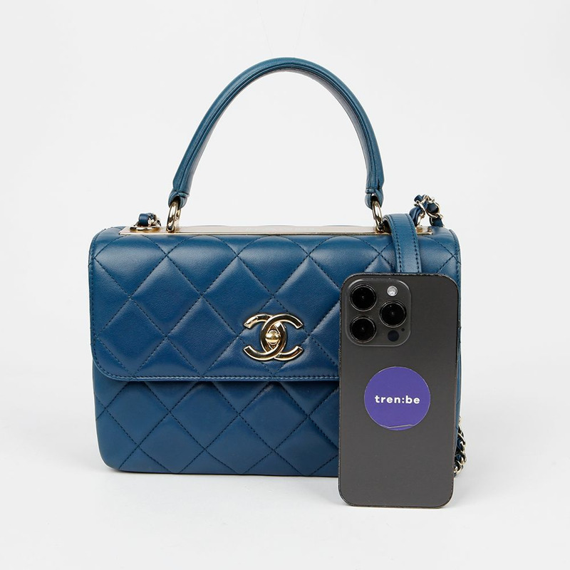 CHANEL Trendy CC 小號手提單肩包 A92236-12