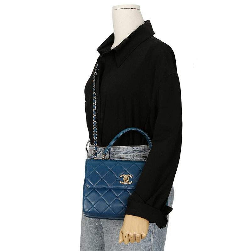 CHANEL Trendy CC 小號手提單肩包 A92236-16