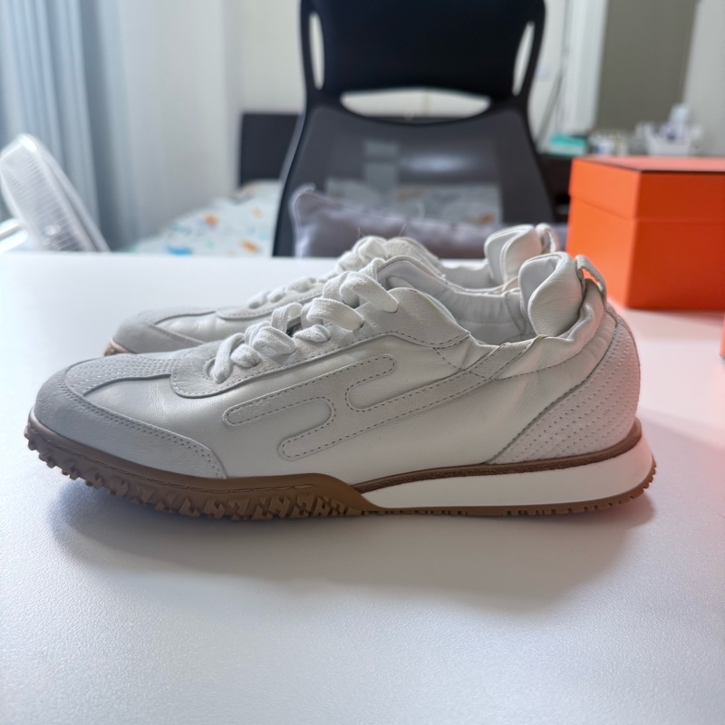 Hermes jet小白鞋37號 二手-6