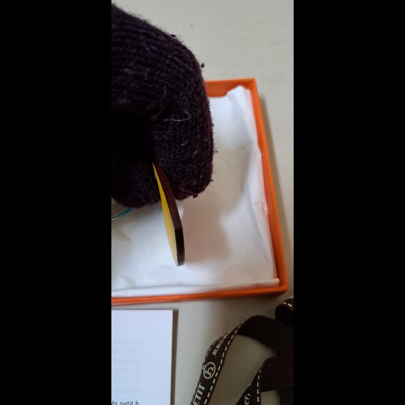 Hermes  Petit H愛心雙面吊飾-6