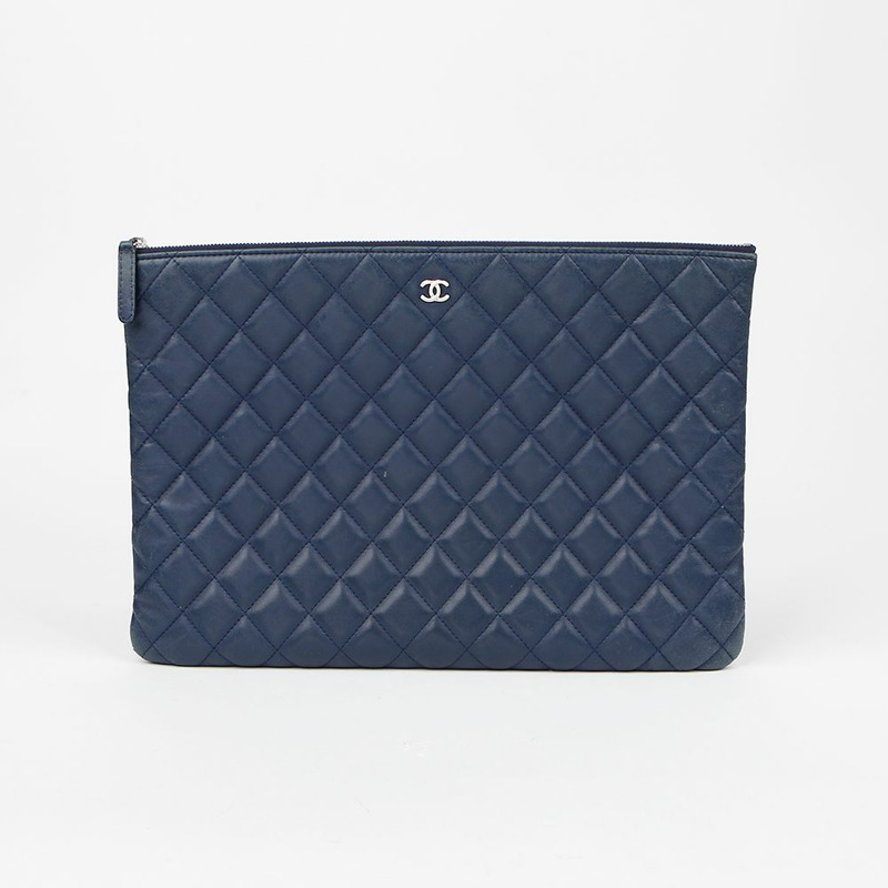 CHANEL 羊皮經典大手拿包 A82552-0