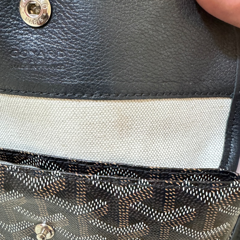 Goyard 黑色翻蓋長夾錢包-2