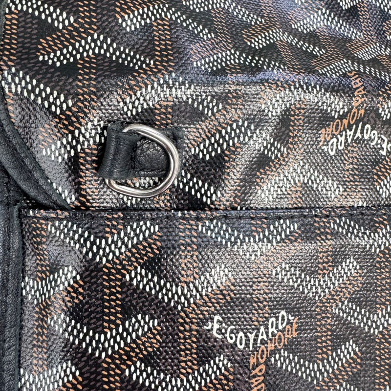 Goyard 黑色翻蓋長夾錢包-3
