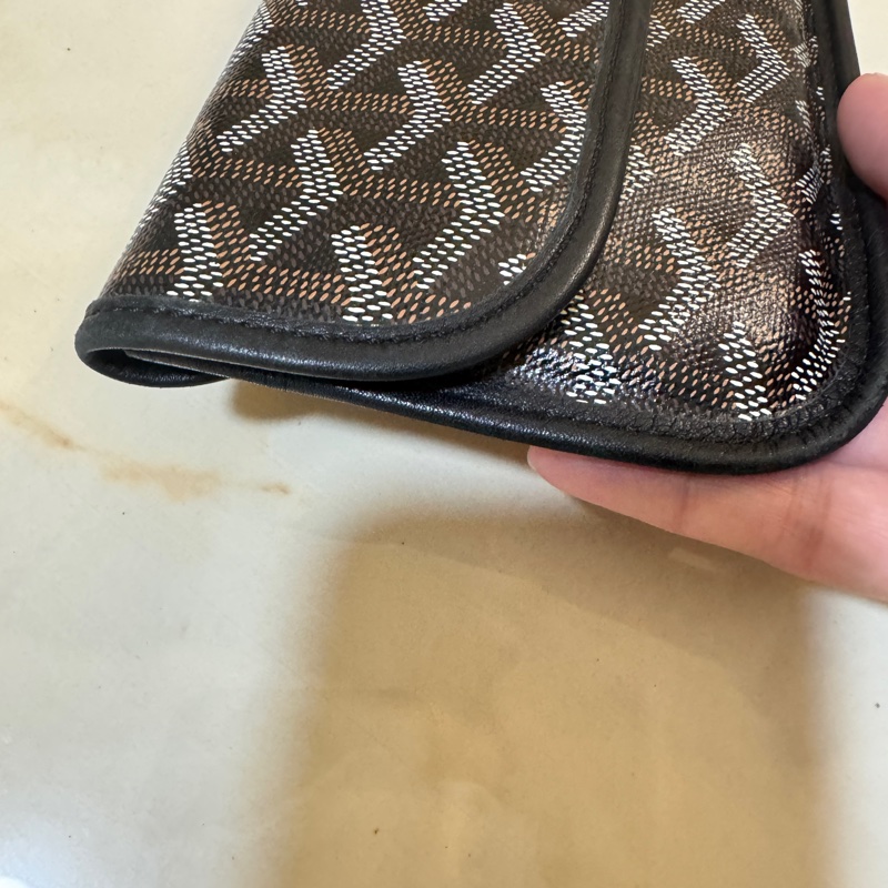 Goyard 黑色翻蓋長夾錢包-6