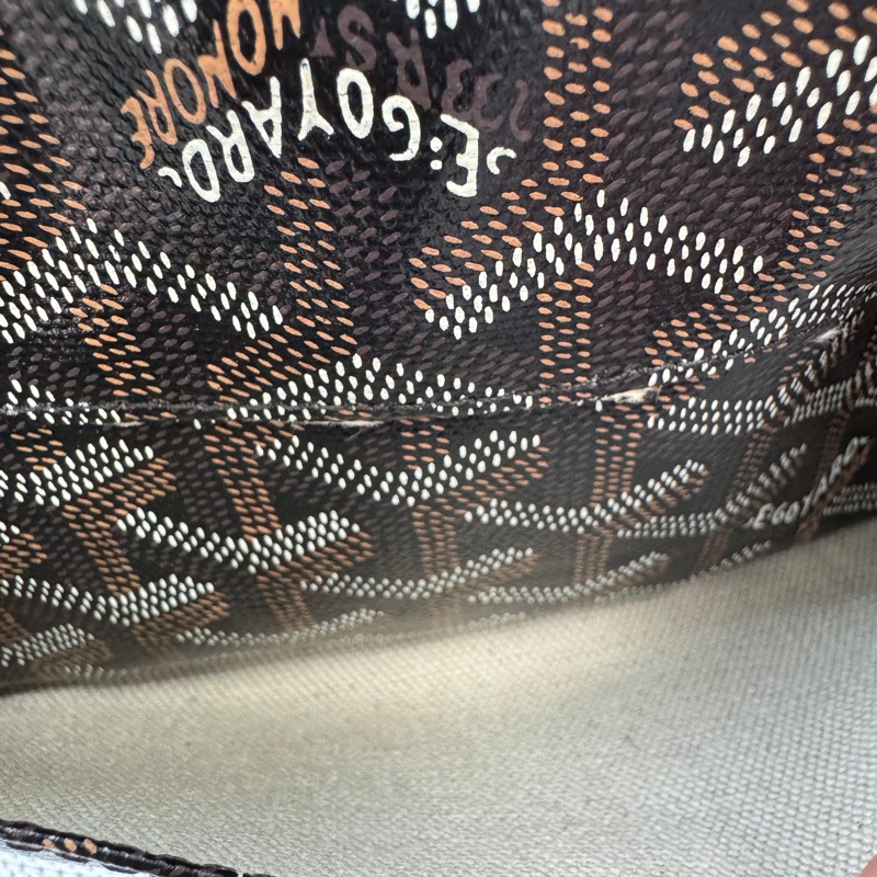 Goyard 黑色翻蓋長夾錢包-7