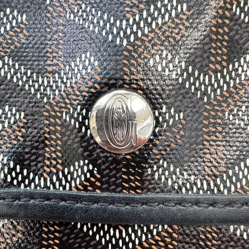 Goyard 黑色翻蓋長夾錢包-10