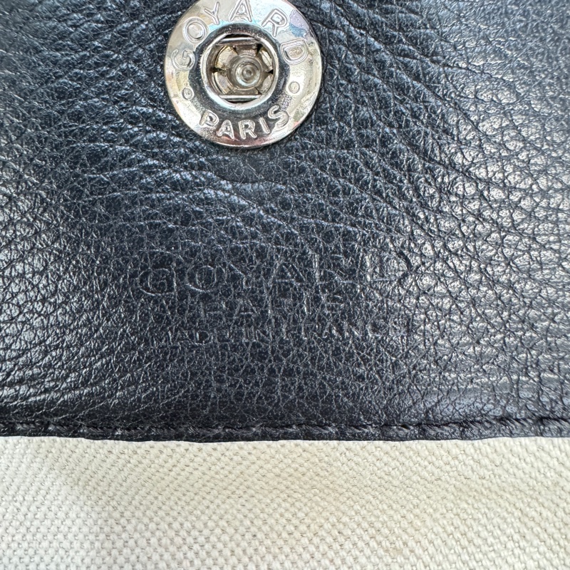 Goyard 黑色翻蓋長夾錢包-12