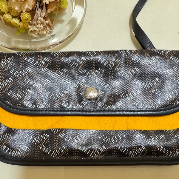 Goyard 黑色翻蓋長夾錢包 手拿包 化妝包 超美快把握 年前優惠🥳-11