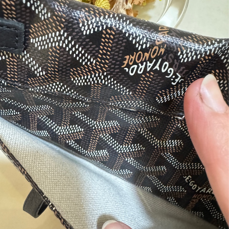 Goyard 黑色翻蓋長夾錢包 手拿包 化妝包 超美快把握 年前優惠🥳-19