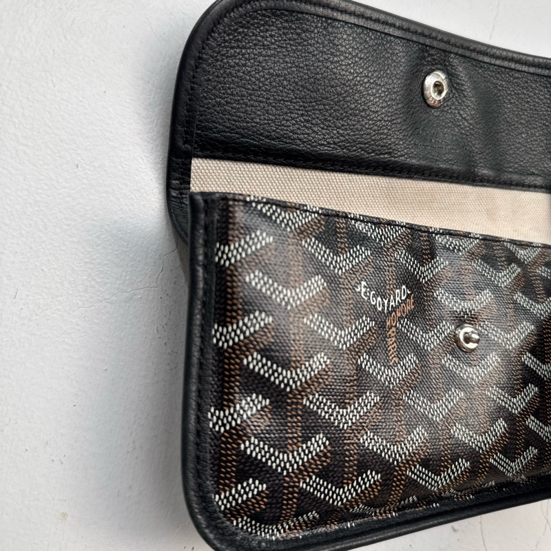 Goyard 黑色翻蓋長夾錢包 手拿包 化妝包 超美快把握 年前優惠🥳-8