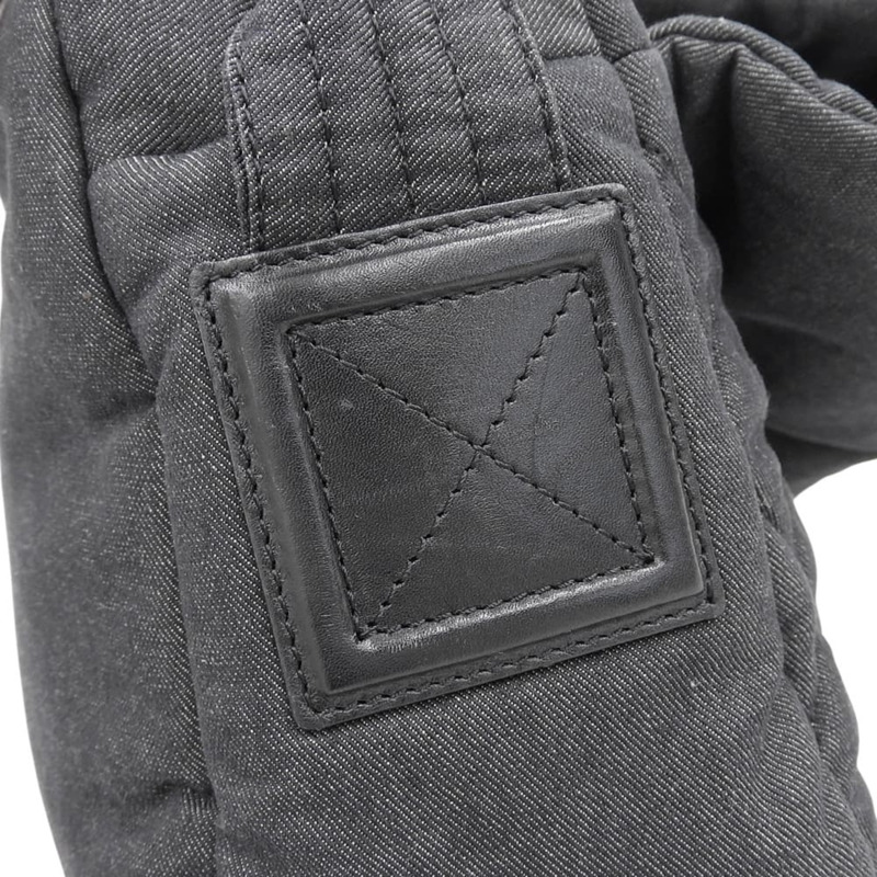 香奈兒 Coco Mark 單背包 A48616,14 號,帆布,灰色-4