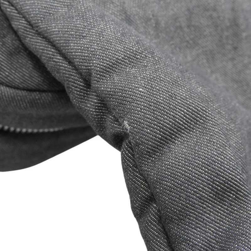 香奈兒 Coco Mark 單背包 A48616,14 號,帆布,灰色-6