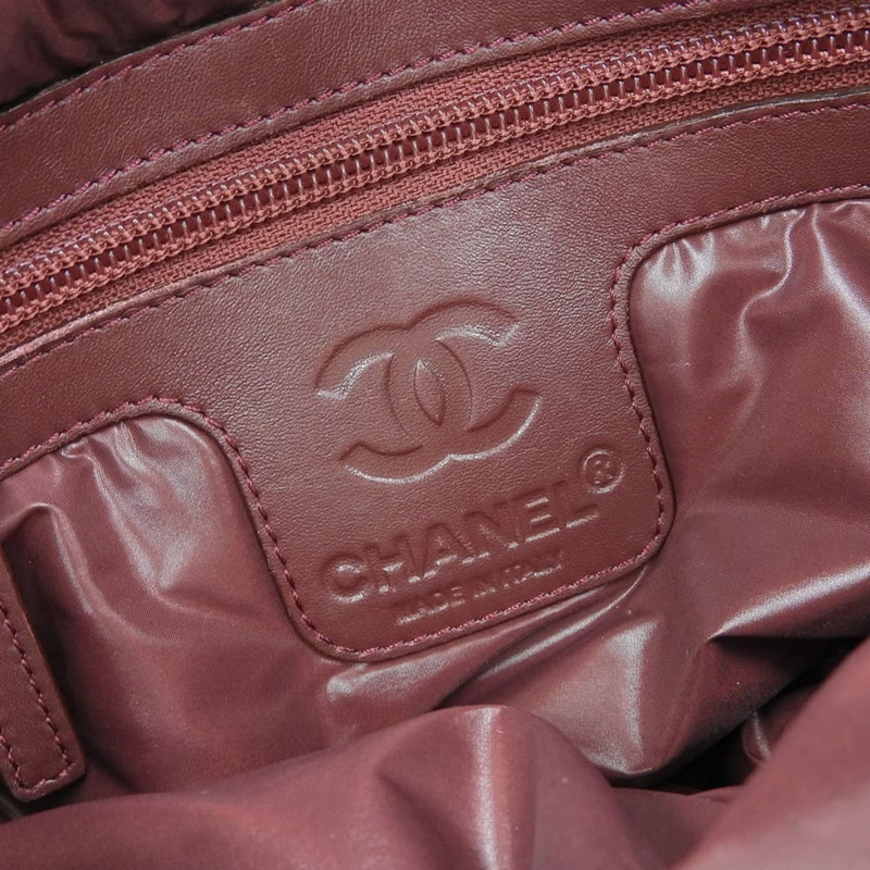 香奈兒 Coco Mark 單背包 A48616,14 號,帆布,灰色-8