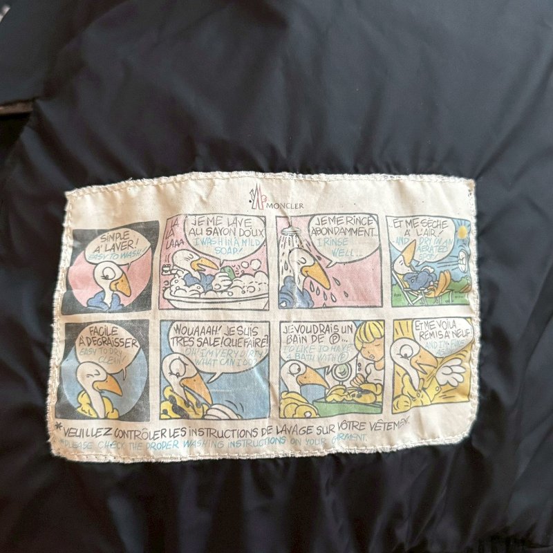moncler 浣熊毛 羽絨外套 2碼 95新配件塵袋-2