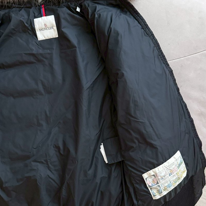 moncler 浣熊毛 羽絨外套 2碼 95新配件塵袋-3