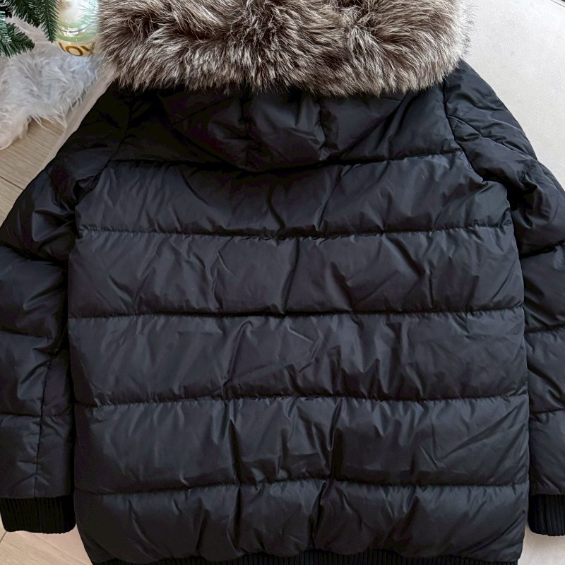 moncler 浣熊毛 羽絨外套 2碼 95新配件塵袋-7