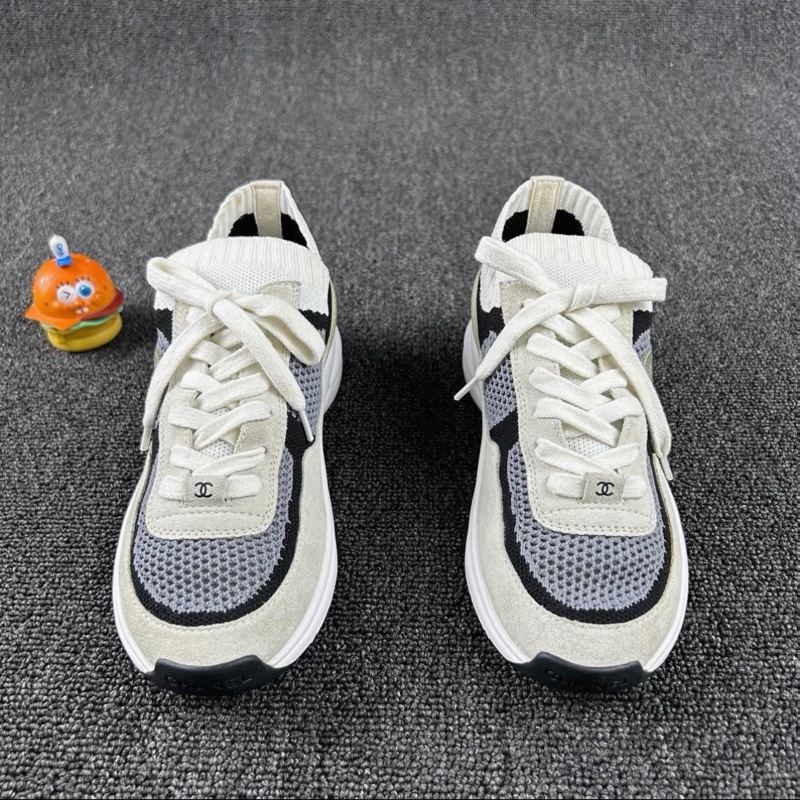 98新 Chanel香奈兒針織運動鞋尺寸37碼-1