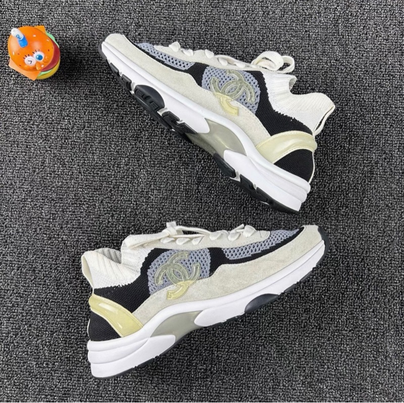 98新 Chanel香奈兒針織運動鞋尺寸37碼-3