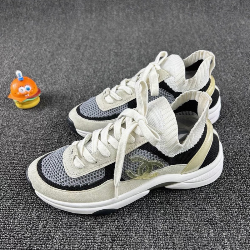 98新 Chanel香奈兒針織運動鞋尺寸37碼-7