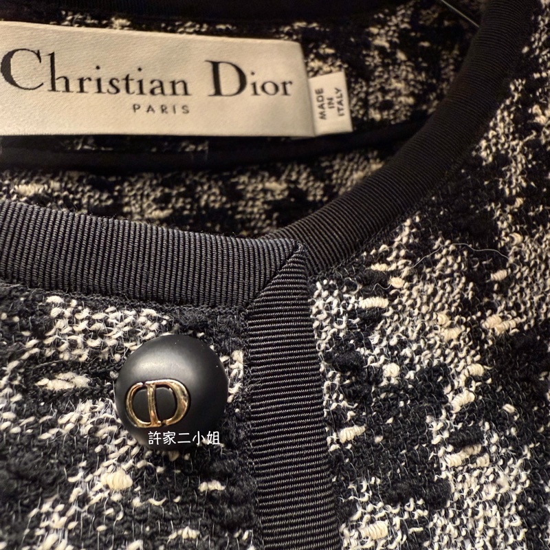 Dior 千鳥紋外套 9.8成新 38碼 💋蠻好的人生 孫儷同款-3