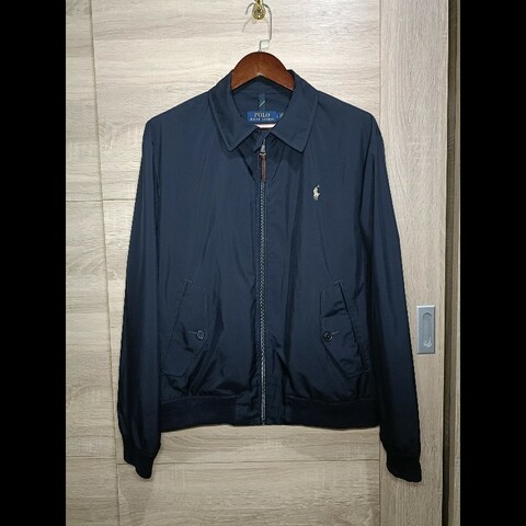 Polo Ralph Lauren RL 深藍 可收納 防風 防潑水 布勞森外套 男L