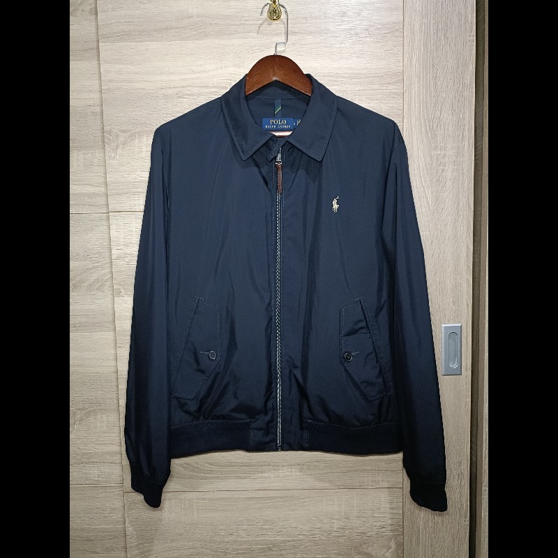 Polo Ralph Lauren RL 深藍 可收納 防風 防潑水 布勞森外套 男L-0