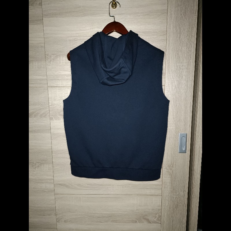 Polo Ralph Lauren RL 深藍 連帽 羽絨背心 絎縫背心 男M-4