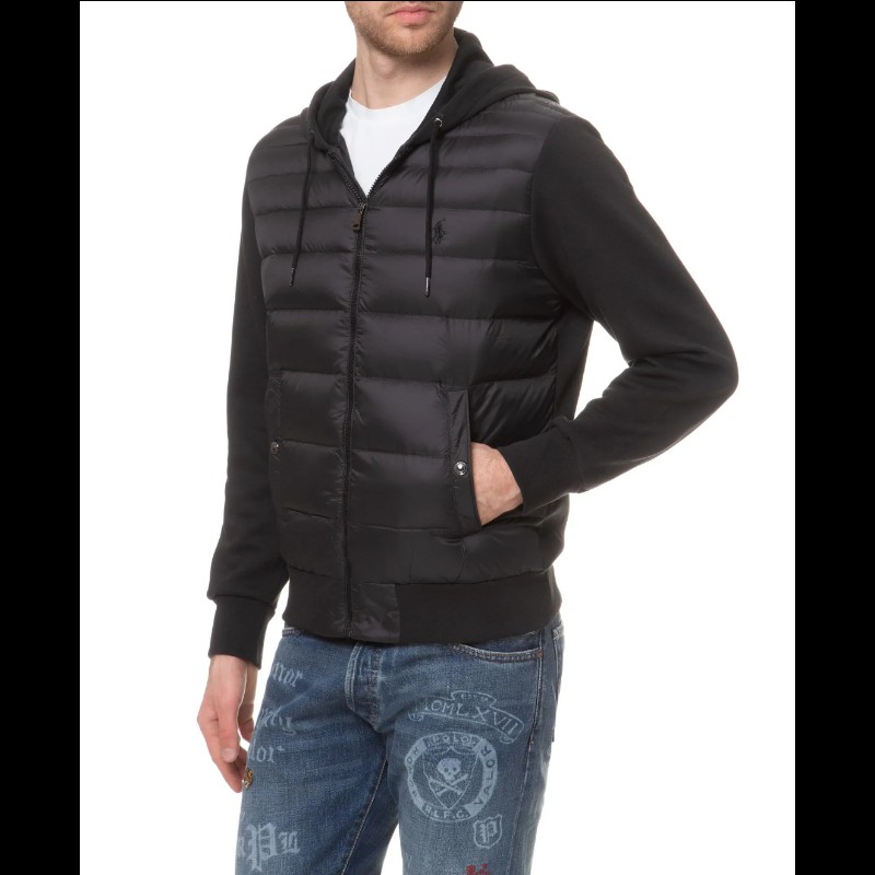 Polo Ralph Lauren 黑色 拼接 羽絨外套 男M-3