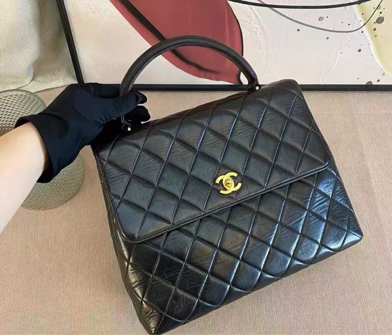 Chanel Kelly 手提包 98新配件塵袋-1