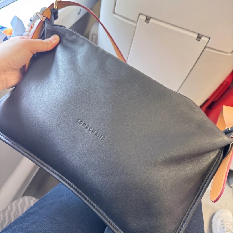 Longchamp 小羊皮肩背包-2