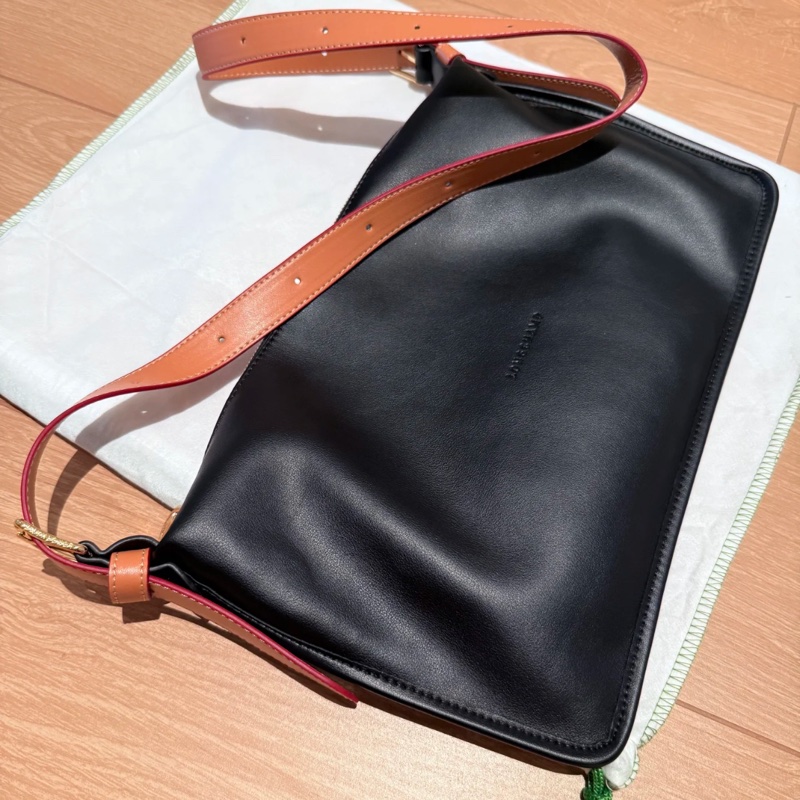 Longchamp 小羊皮肩背包-5