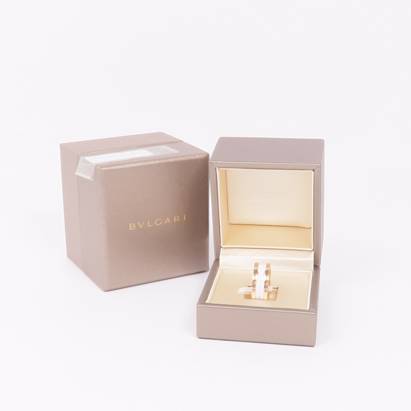 BVLGARI 18K玫瑰金/陶瓷B.Zero1 Ring戒指Bvlgari#54/US#6.75-9
