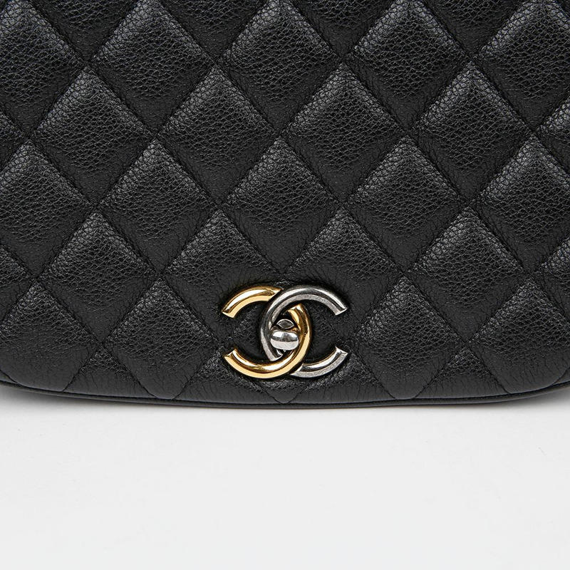 CHANEL 魚子醬紋理 CC Logo 圓形單肩斜背包 A98552-2