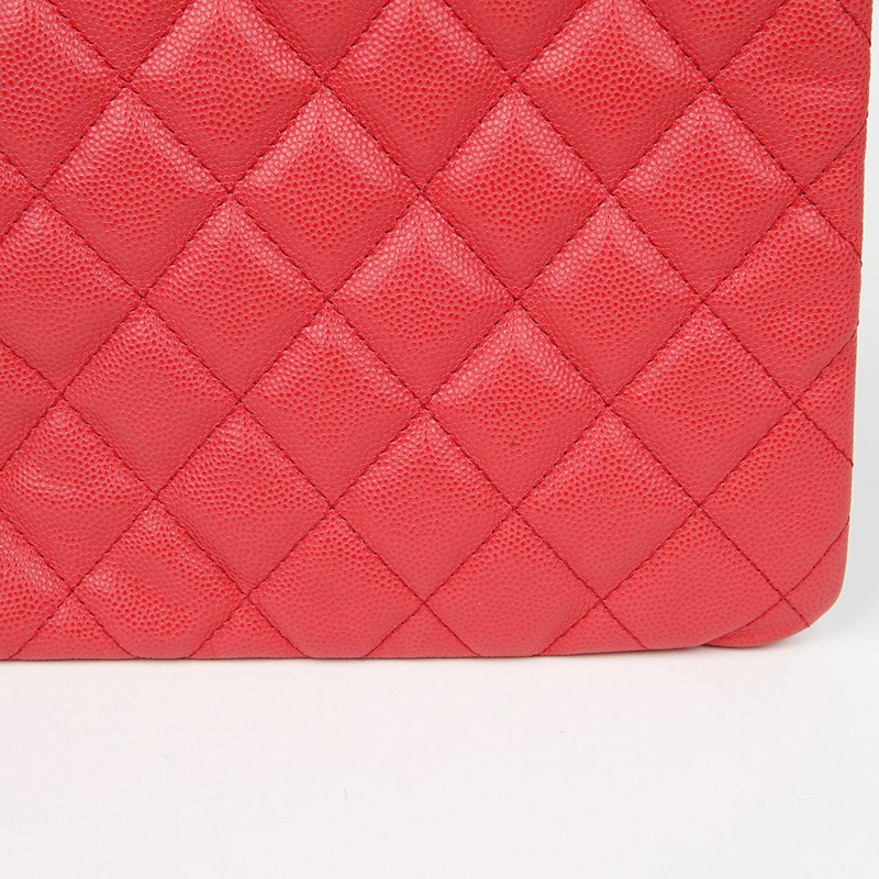 CHANEL 魚子醬紋經典大手拿包 A82552-2