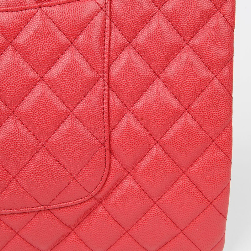 CHANEL 魚子醬紋經典大手拿包 A82552-4