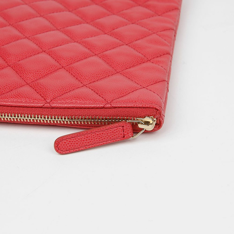 CHANEL 魚子醬紋經典大手拿包 A82552-7