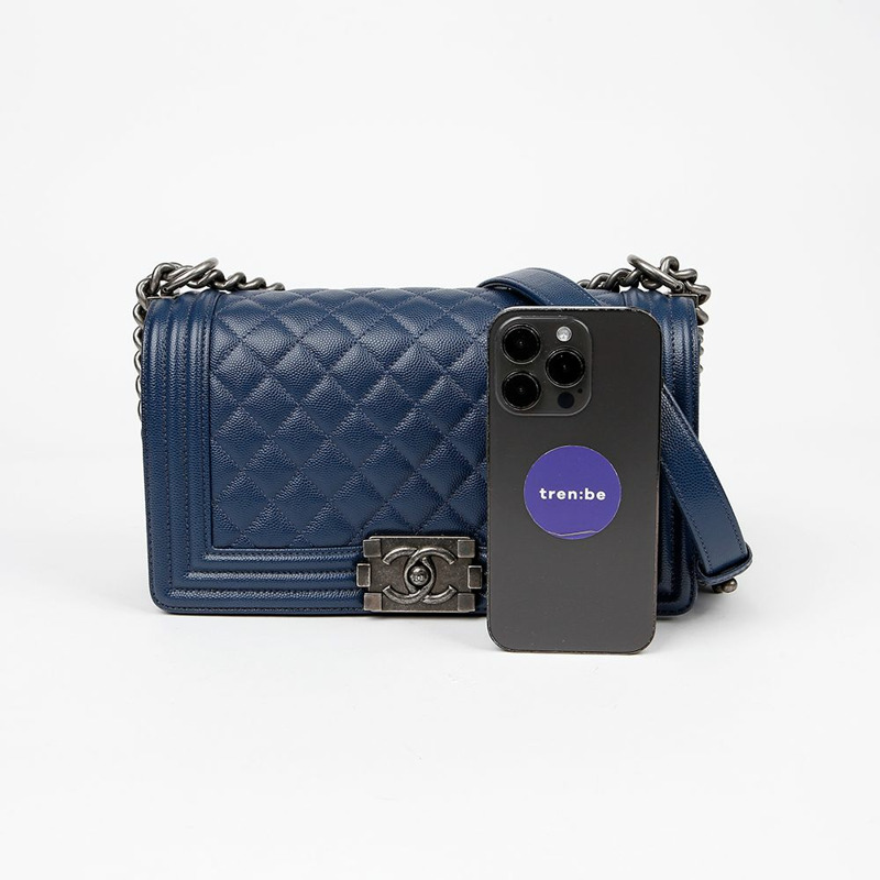 CHANEL 魚子醬紋小牛皮中型單肩包 A67086-8