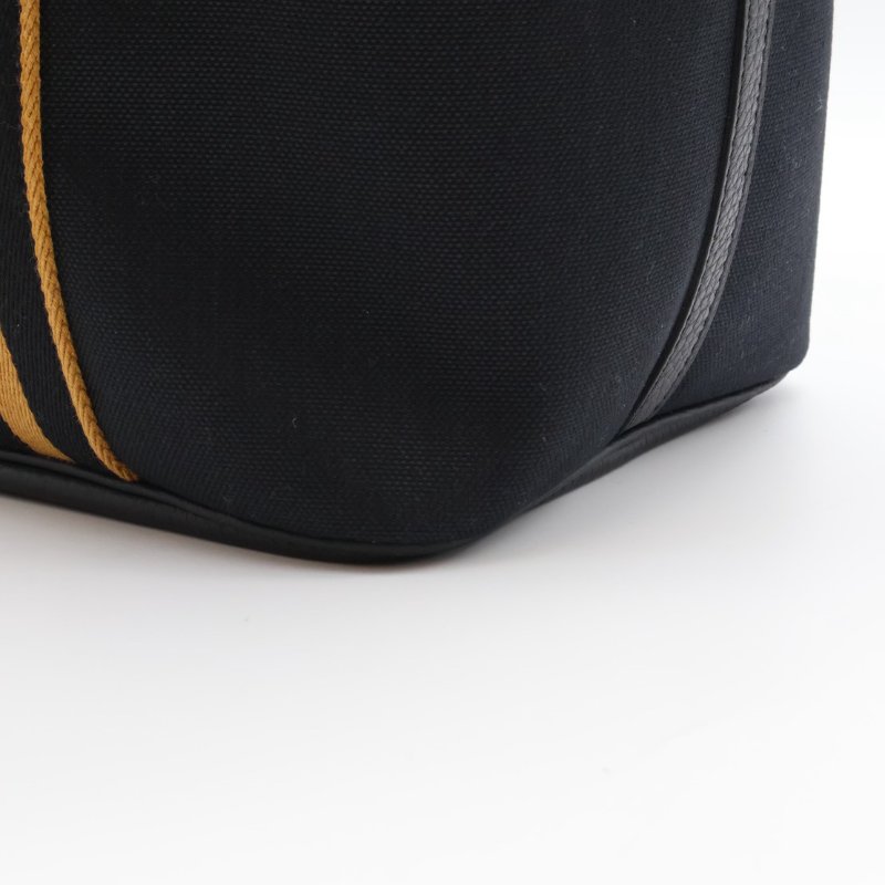 HERMES Pursangle tote - 黑/焦糖 U-3