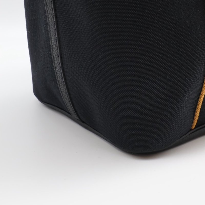 HERMES Pursangle tote - 黑/焦糖 U-4