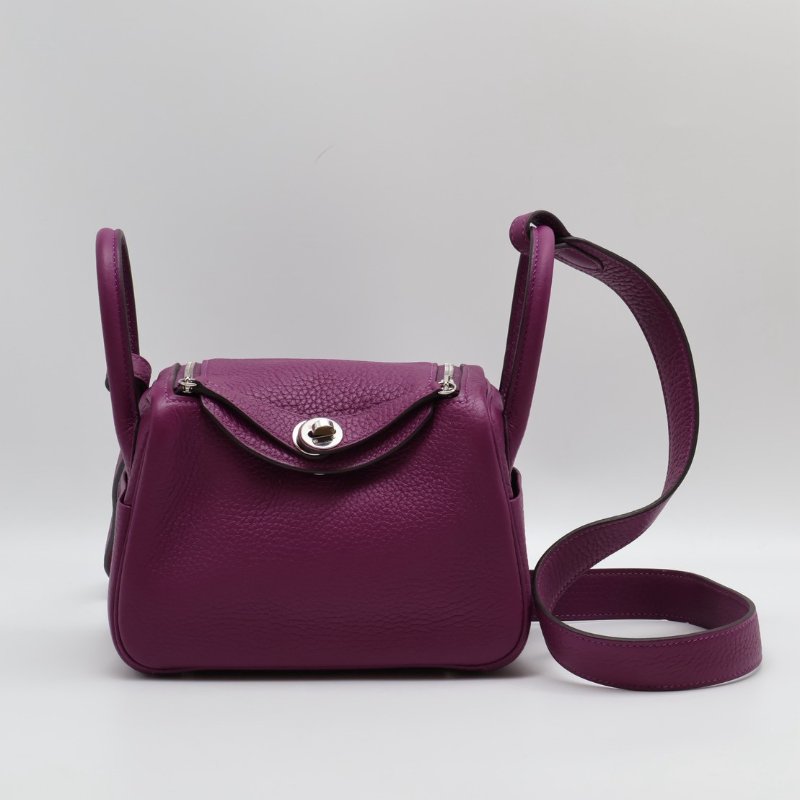 HERMES Mini lindy - 海葵紫銀 U-0