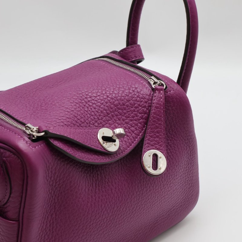 HERMES Mini lindy - 海葵紫銀 U-3