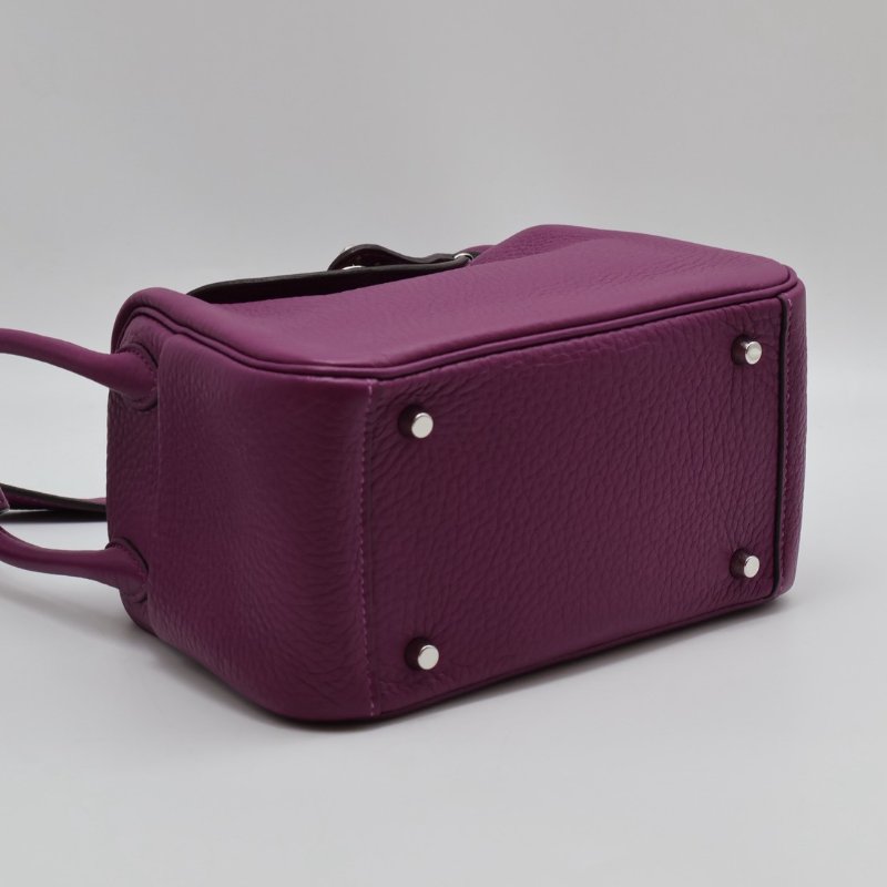 HERMES Mini lindy - 海葵紫銀 U-6