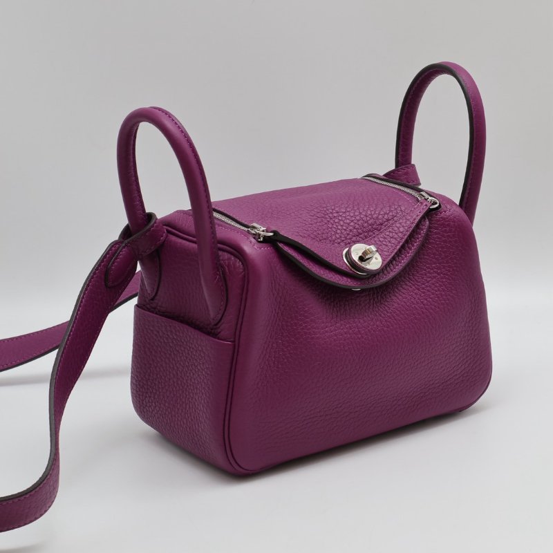 HERMES Mini lindy - 海葵紫銀 U-8