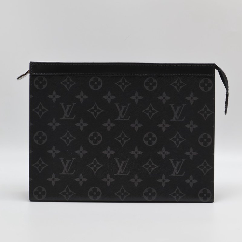 LOUIS VUITTON Pochette Voyage手拿包 - MM灰老花-0